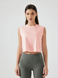 Millennia Round Neck Cropped Active Tank 
