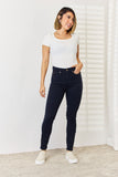 Judy Blue Full Size Garment Dyed Tummy Control Skinny Jeans 
