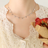 Titanium Steel Charm Necklace 