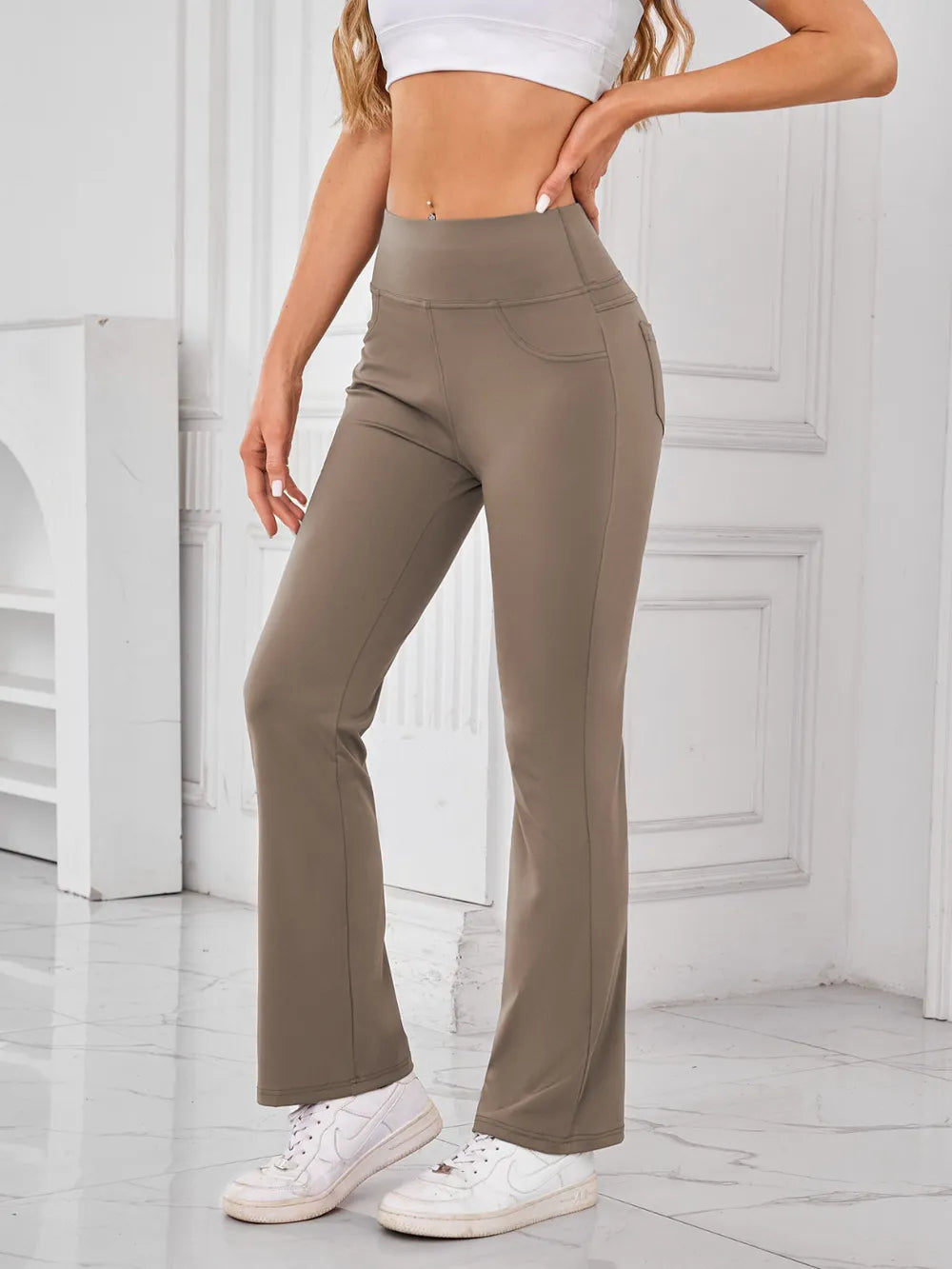 Lovelet High Waist Active Pants with Pockets 