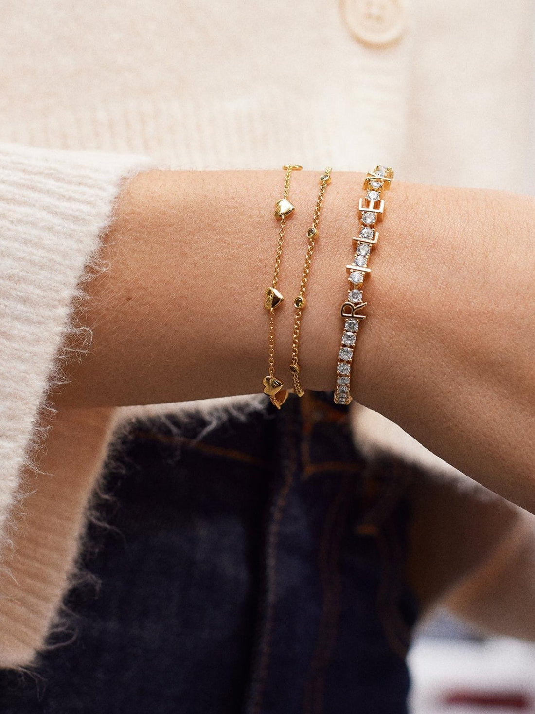 18K Gold-Plated Titanium Steel Bracelet 