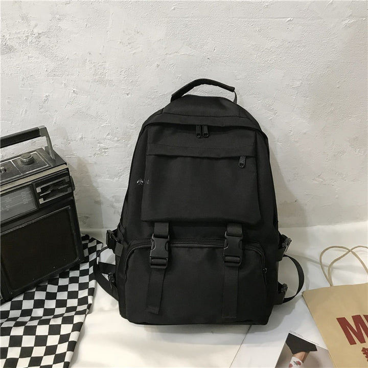 Oxford Cloth Adjustable Straps Backpack Bag 
