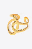 Modern Copper Open Ring 