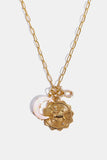 Constellation and Moon Pendant Copper Necklace 