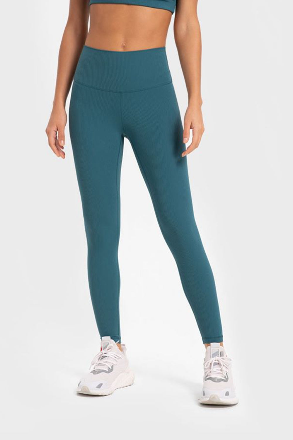 Millennia Highly Stretchy Wide Waistband Yoga Leggings 
