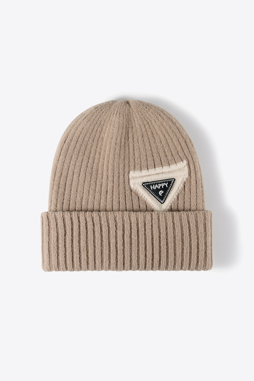 HAPPY Contrast Beanie 