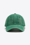 Distressed Adjustable Baseball Cap 