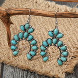 Artificial Turquoise Drop Earrings 