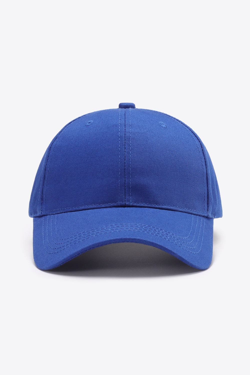 Plain Adjustable Cotton Baseball Cap 