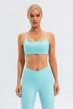 Crisscross Spaghetti Strap Active Cami 