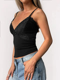 Lace Detail V-Neck Cami 