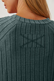 Basic Bae Full Size Ribbed Thumbhole Sleeve T-Shirt 