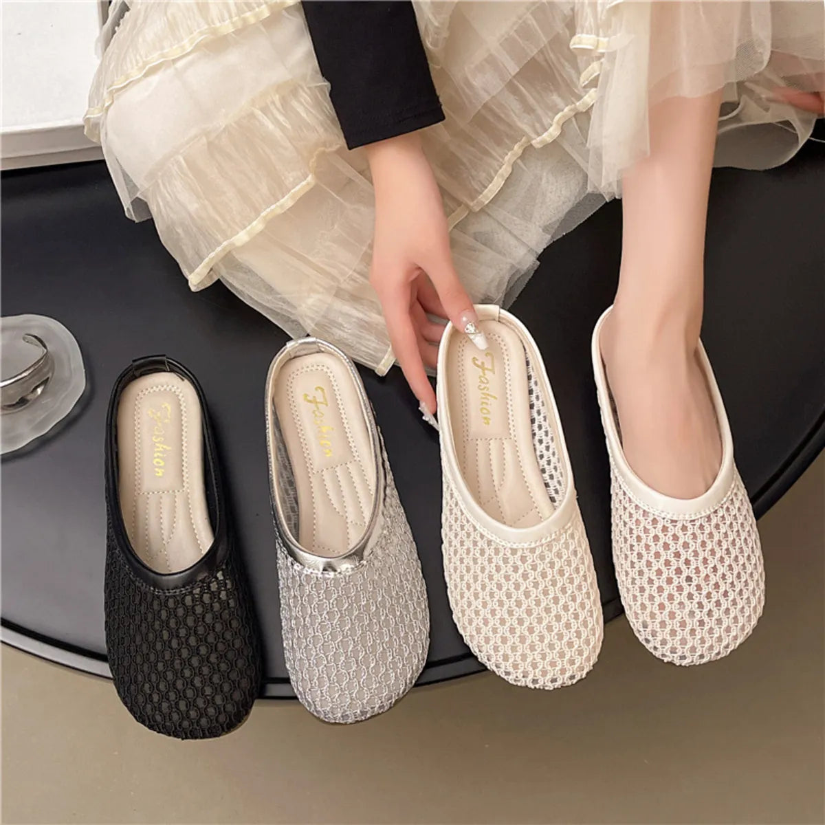 Breathable Mesh Casual Slip-Ons 