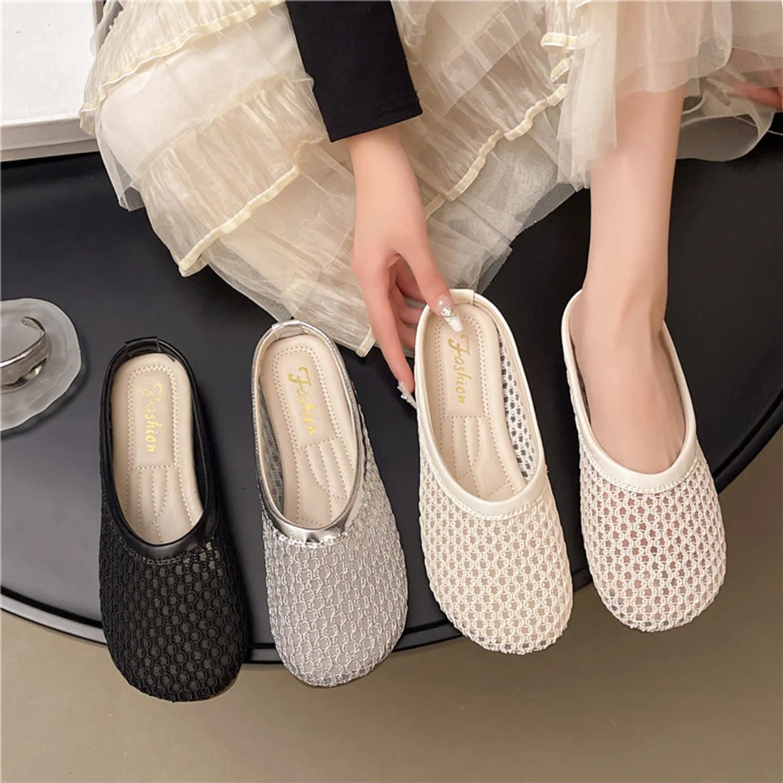 Breathable Mesh Casual Slip-Ons 