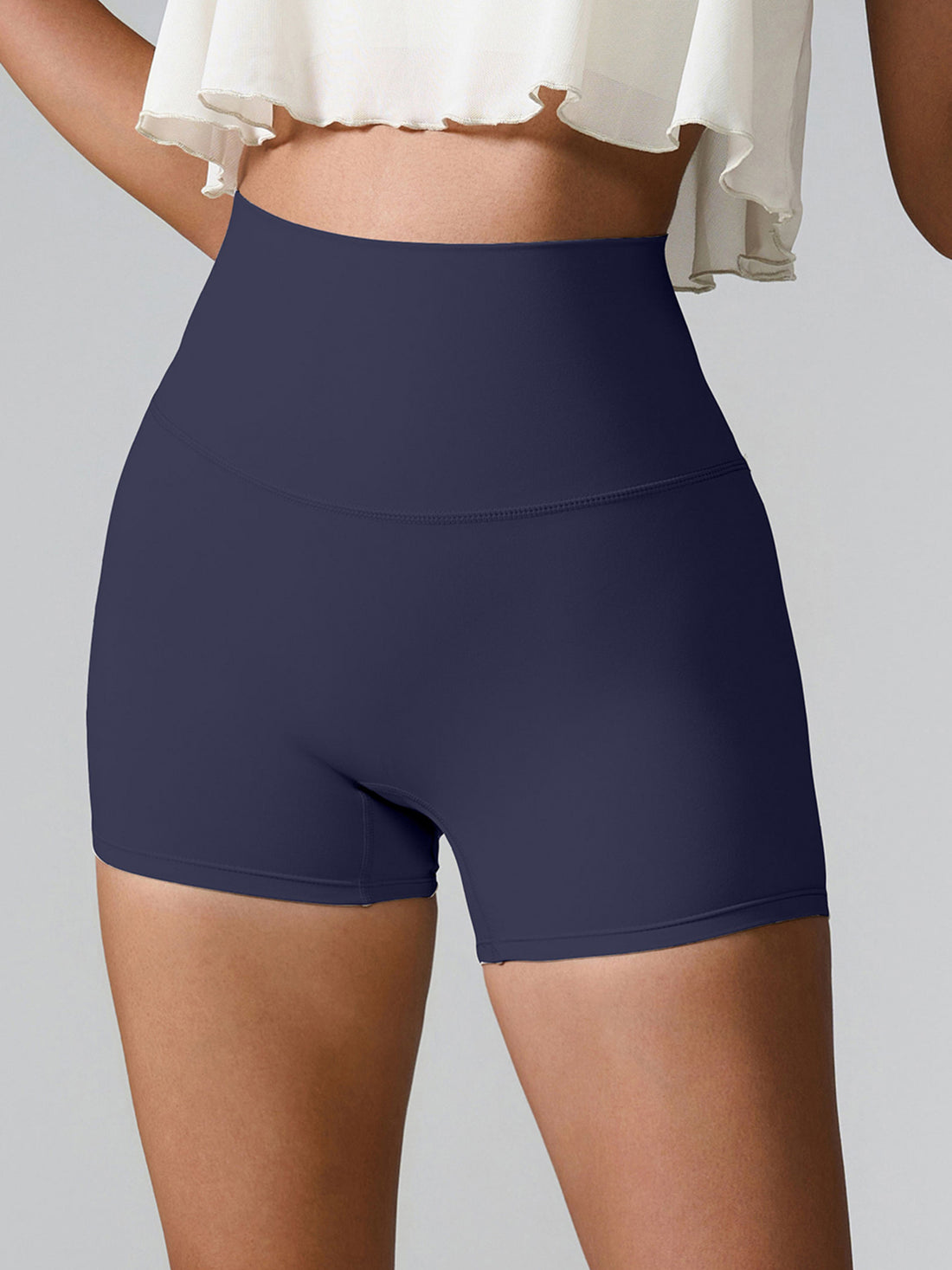 High Waist Active Shorts 