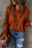 Double Take Full Size Round Neck Long Sleeve T-Shirt 