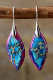 Handmade Natural Stone Dangle Earrings 