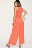 Basic Bae Full Size Ribbed Tank and Wide Leg Pants Set 