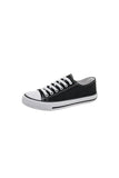 Lace Up Round Toe Canvas Sneakers