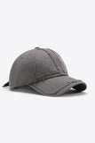 Distressed Adjustable Baseball Cap 