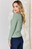 Basic Bae Full Size Ribbed Long Sleeve T-Shirt 
