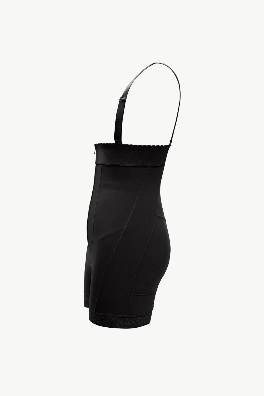 Full Size Zip Up Under-Bust Shaping Bodysuit 