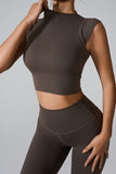 Mock Neck Active Tank 