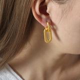 Titanium steel Dangle Earrings 