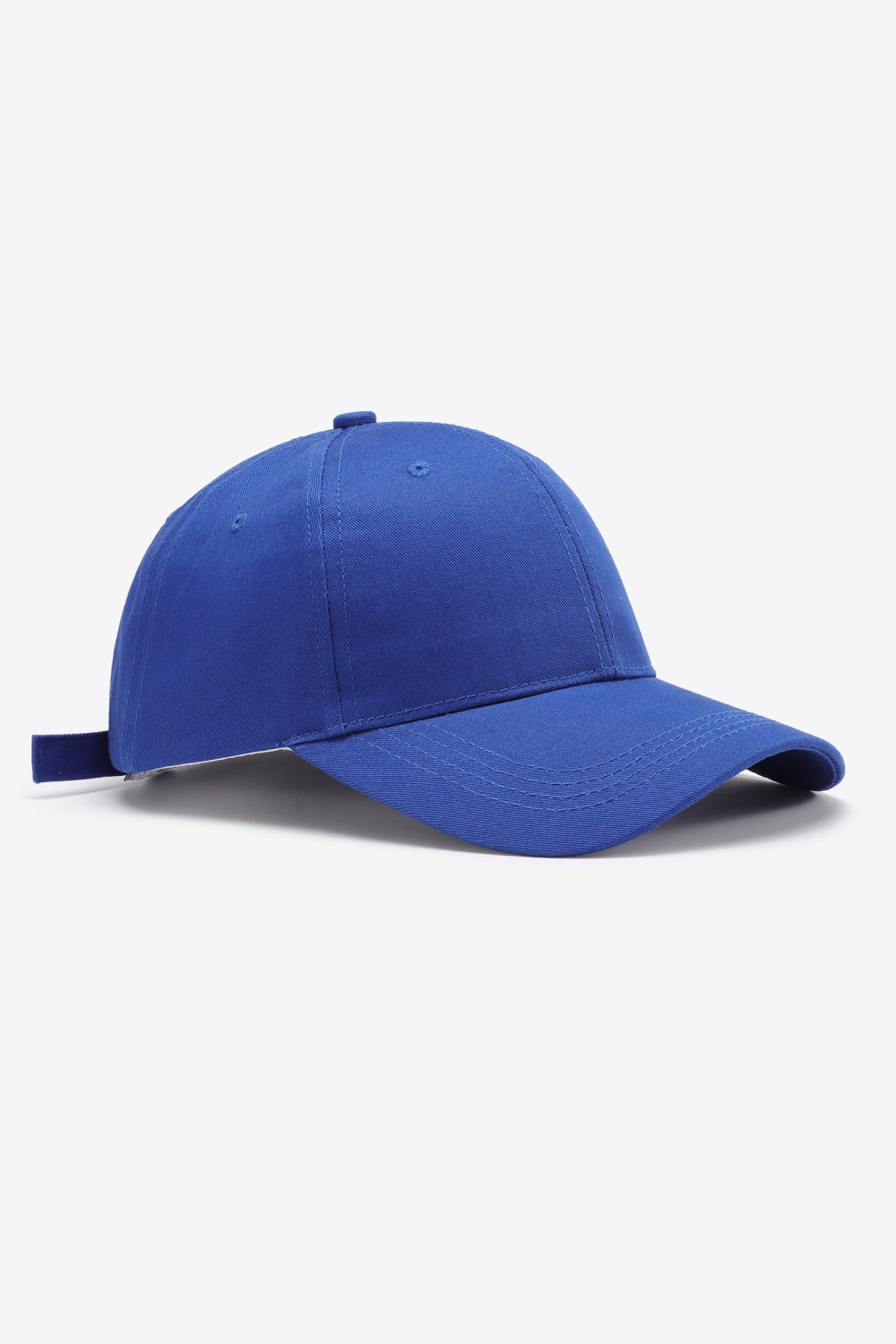 Plain Adjustable Cotton Baseball Cap 