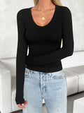 Lovelet V-Neck Long Sleeve T-Shirt 