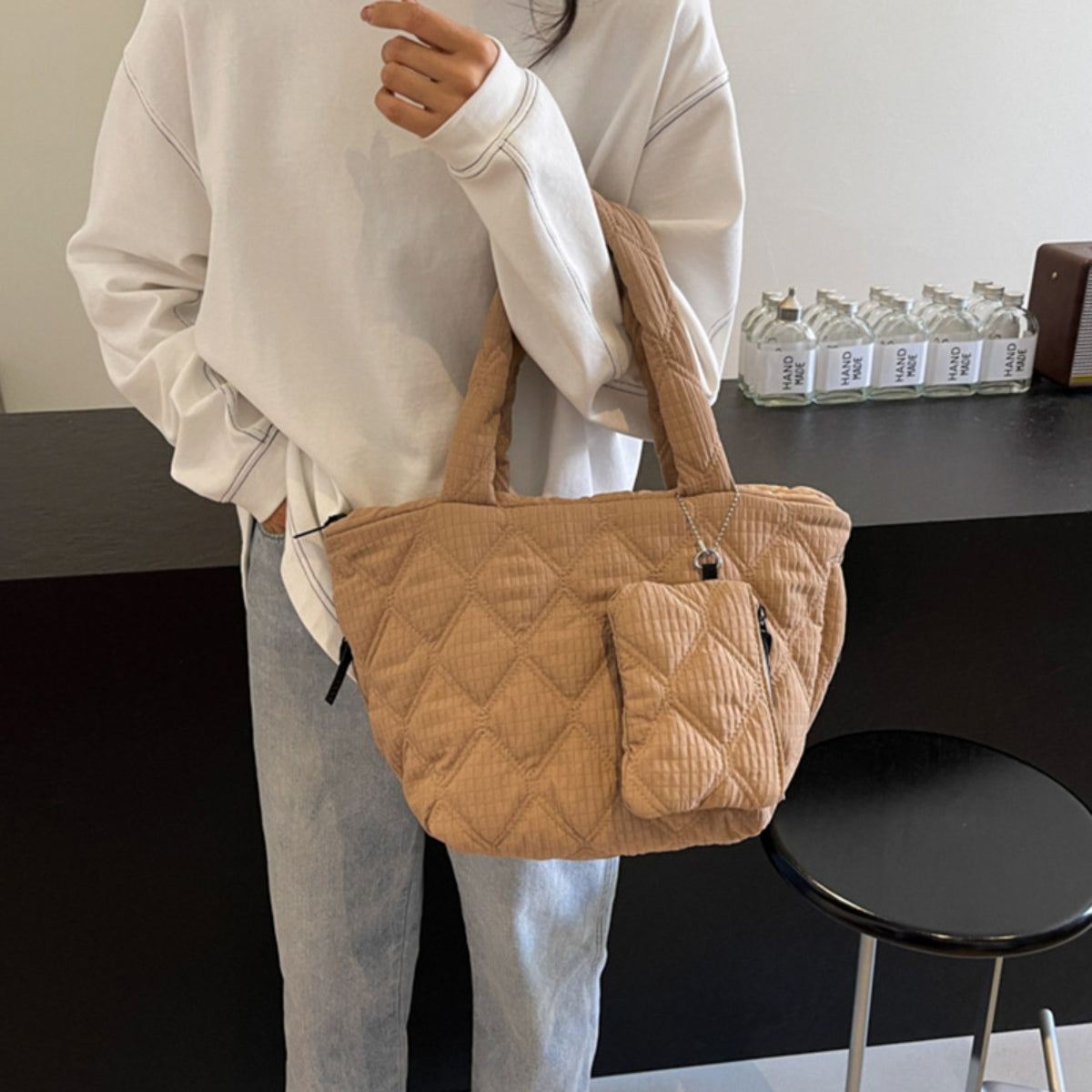 Polyester Medium Tote Bag 