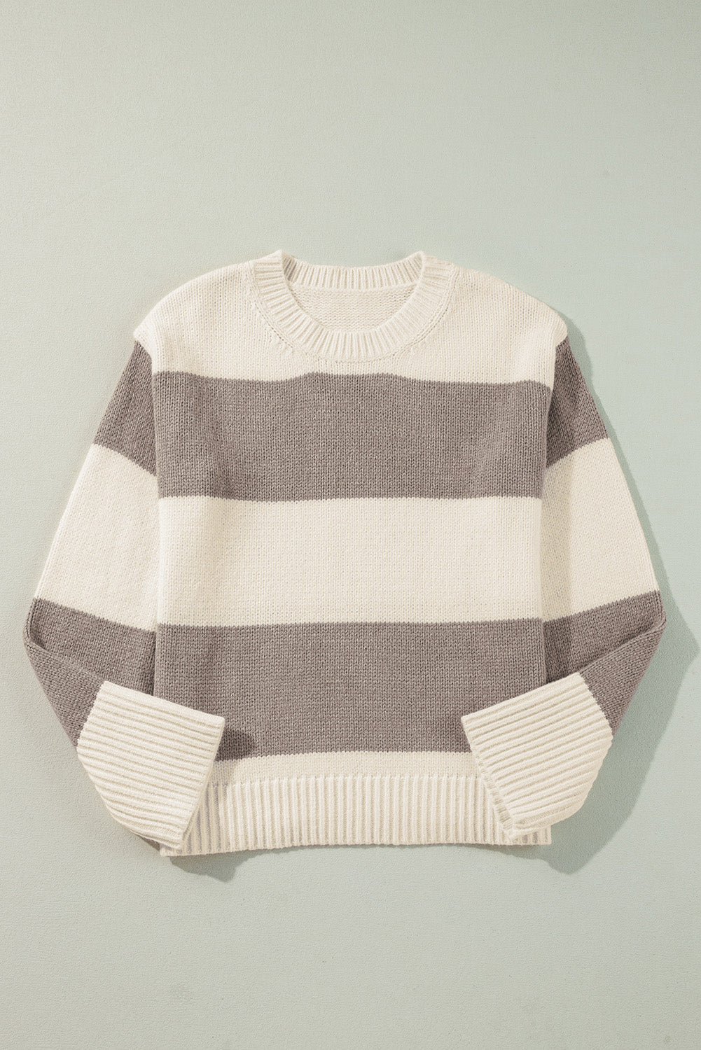 Jet Stream Colorblock Loose Pullover Sweater Sweaters & Cardigans/Sweaters