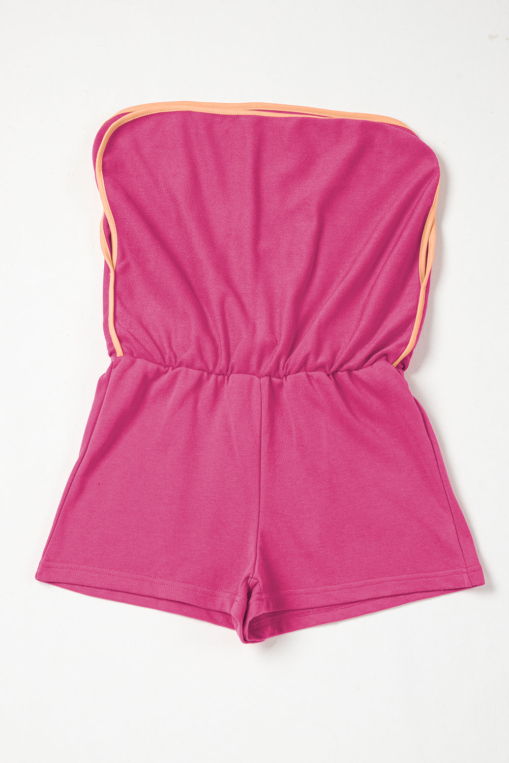 Evergreen Color Contrast Loose Pullover and Lace-up Waist Skort Set Two Piece Sets/Two Piece Dresses