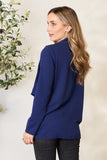Heimish Full Size Statement Neck Open Front Blazer 