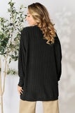 Basic Bae Full Size Ribbed Cocoon Cardigan 
