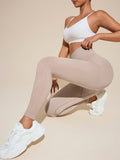 Solid High Rise Active Leggings 