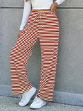 Lovelet Striped Wide Leg Pants Pants