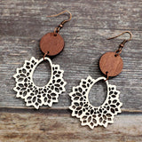 Geometric Cutout Dangle Earrings 