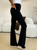Judy Blue Full Size High Waist Distressed Flare Jeans 