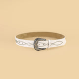 PU Leather Rhinestone Belt 
