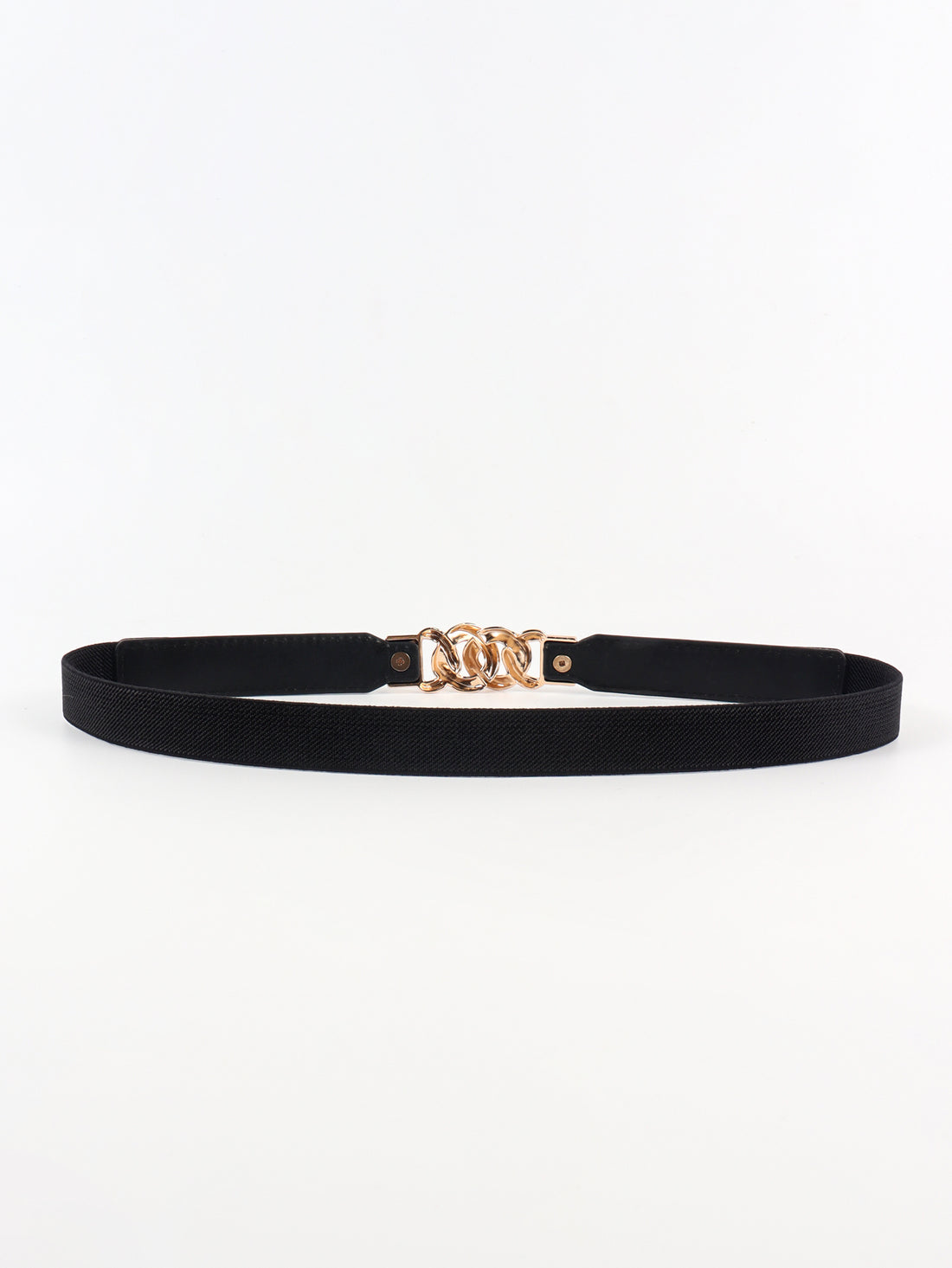 Zinc Alloy Buckle Elastic PU Belt 