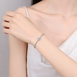 1 Carat Moissanite 925 Sterling Silver Bracelet 