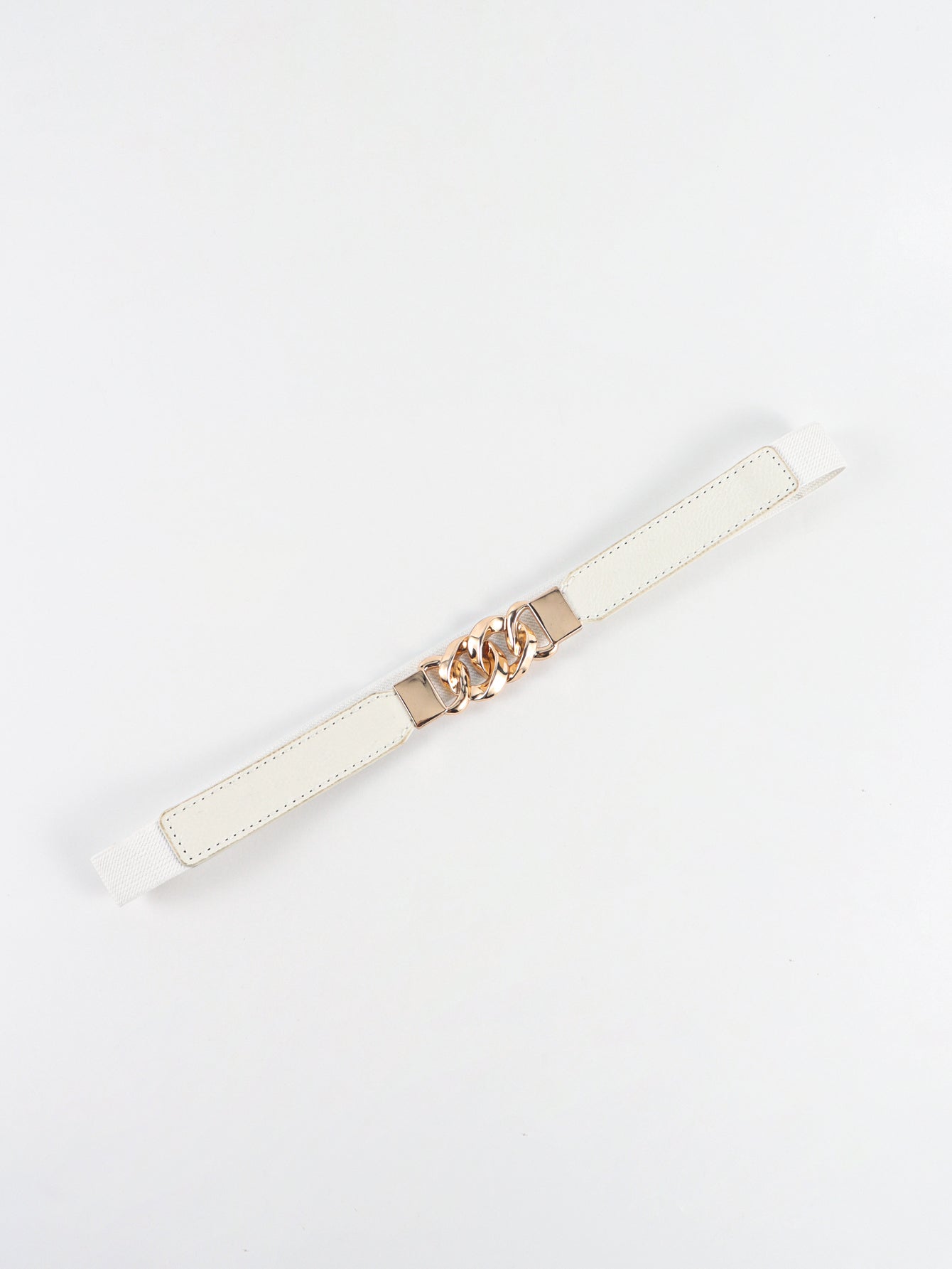 Zinc Alloy Buckle Elastic PU Belt 