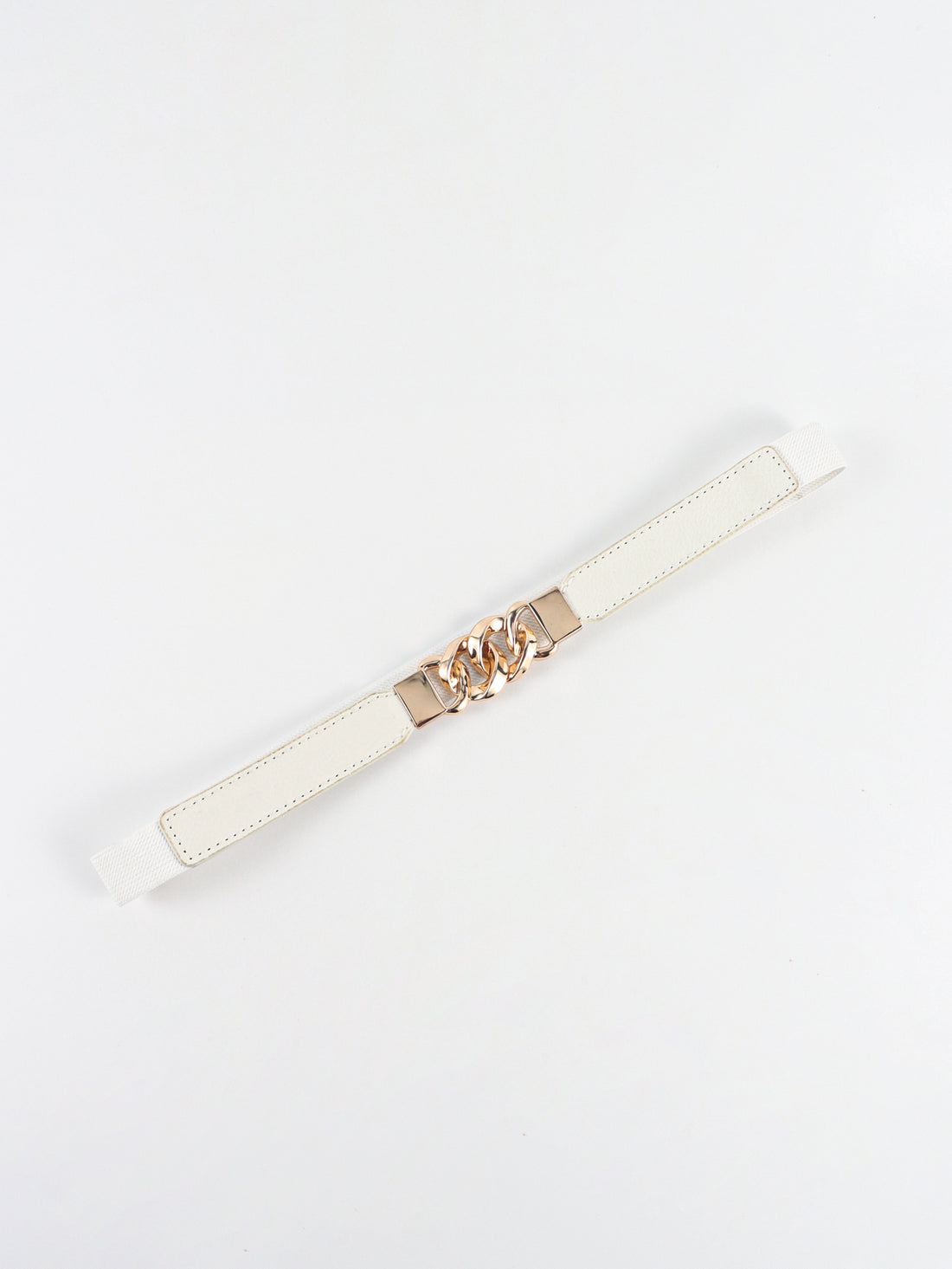 Zinc Alloy Buckle Elastic PU Belt 