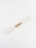 Zinc Alloy Buckle Elastic PU Belt 