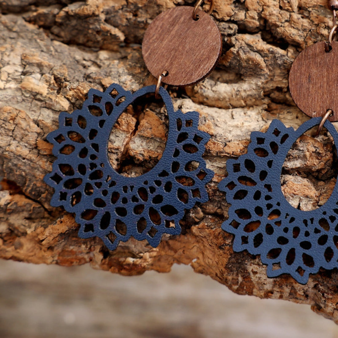 Geometric Cutout Dangle Earrings 