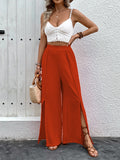 Perfee Slit Wide Leg Pants 