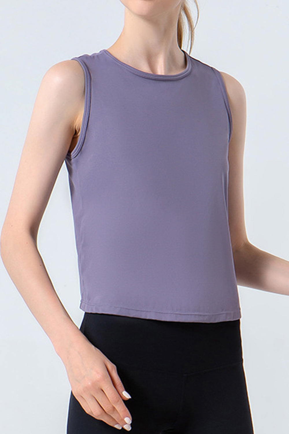 Round Neck Active Tank 