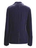 Pocketed Button Up Lapel Collar Blazer 