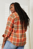 Mandy Plaid Dropped Shoulder Shirt 